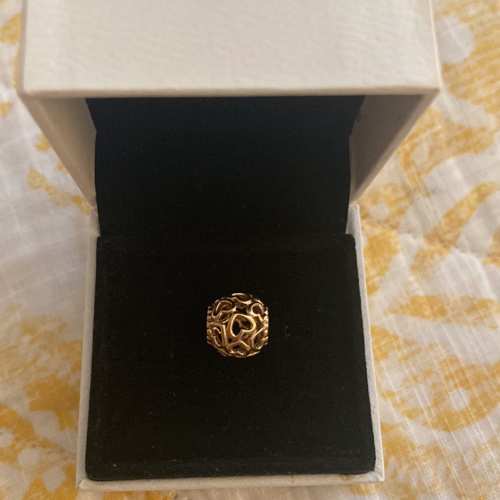 Authentic Pandora 14k gold charm